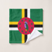 Dominica Flag Badhandtuch Set (Waschlappen)