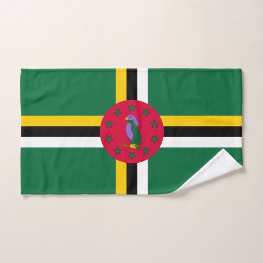 Dominica Flag Badhandtuch Set (Handtuch)