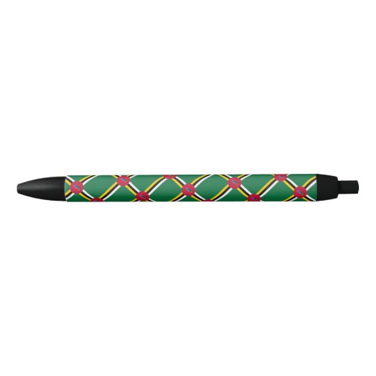 Dominica Flag Ballpoint Pen Kugelschreiber (Vorderseite)