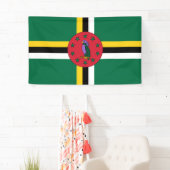 Dominica Flag Banner (Insitu)