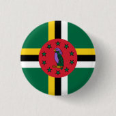 Dominica Flag Button (Vorderseite)