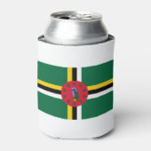 Dominica Flag Dosenkühler (Kanne Vorderseite)