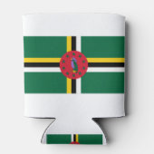 Dominica Flag Dosenkühler (Rückseite)