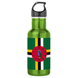 Dominica Flag Edelstahlflasche