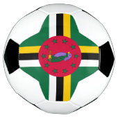 Dominica Flag Fußball (Gedreht)