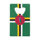 Dominica Flag Geldbeutel Flaschenöffner (Rückseite)