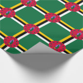 Dominica Flag Geschenkpapier (Ecke)