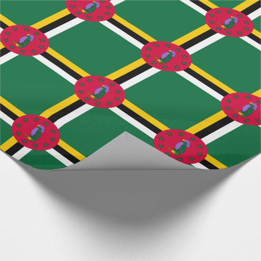 Dominica Flag Geschenkpapier (Ecke)