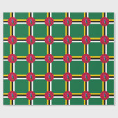 Dominica Flag Geschenkpapier (Flach)