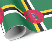 Dominica Flag Geschenkpapier (Rolleneckpunkt)