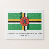 DOMINICA FLAG | Gesegnete Nation | dominikanisch Puzzle (Horizontal)