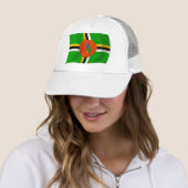 Dominica Flag Hat Truckerkappe (Beispiel)
