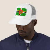 Dominica Flag Hat Truckerkappe (Beispiel)