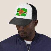 Dominica Flag Hat Truckerkappe (Beispiel)