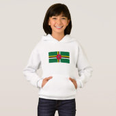 Dominica Flag Hoodie (Vorne ganz)