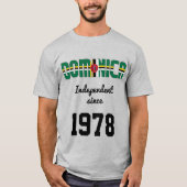 Dominica Flag Independence Celebration T-Shirt (Vorderseite)
