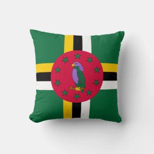 Dominica Flag Kissen