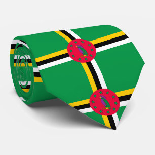 Dominica flag krawatte