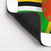 Dominica Flag Mousepad (Ecke)