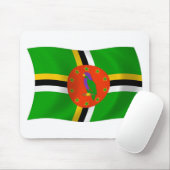 Dominica Flag Mousepad (Mit Mouse)