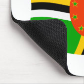 Dominica Flag Mousepad (Ecke)