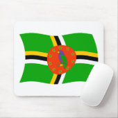 Dominica Flag Mousepad (Mit Mouse)