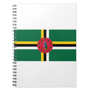 Dominica Flag Notizblock