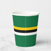 Dominica Flag Pappbecher (Rechts)