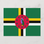 Dominica Flag Postkarte (Vorderseite)