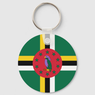 Dominica Flag Schlüsselanhänger