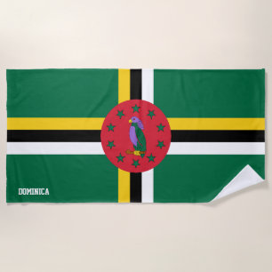 Dominica Flag Splendid Patriotic Strandtuch