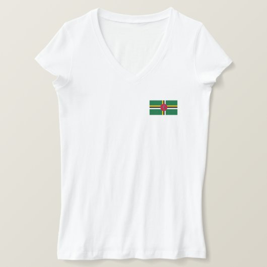 Dominica Flag T-Shirt (Design vorne)