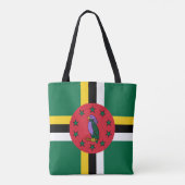 Dominica Flag Tasche (Rückseite)