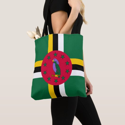 Dominica Flag Tasche (Von Nahem)