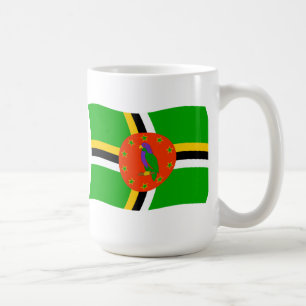 Dominica Flag Tasse