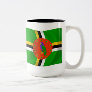 Dominica Flag Tasse