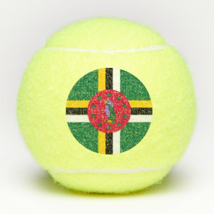 Dominica Flag Tennisbälle