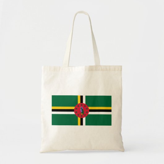 Dominica Flag Tragetasche (Vorne)