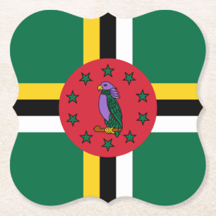 Dominica Flag Untersetzer