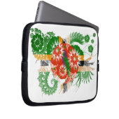Dominica-Flagge Laptopschutzhülle (Vorne Rechts)