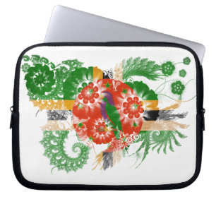 Dominica-Flagge Laptopschutzhülle