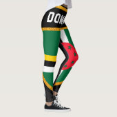 Dominica-Flagge Leggings (Rechts)
