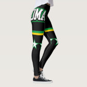 Dominica-Flagge Leggings (Rechts)