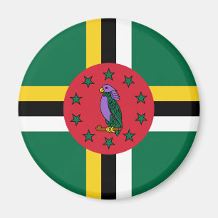 Dominica-Flagge Magnet