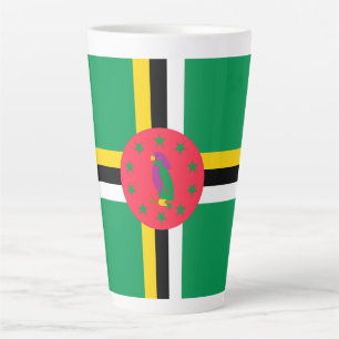 Dominica-Flagge Milchtasse