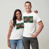 Dominica-Flagge T-Shirt (Unisex)