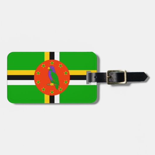 Dominica Gepäckanhänger (Vorderseite horizontal)