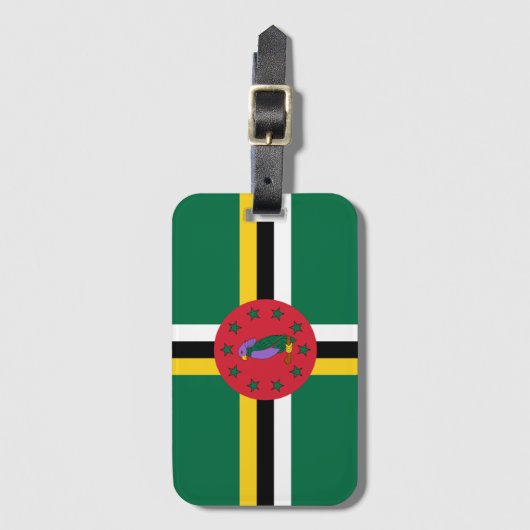 Dominica Gepäckanhänger (Vorderseite Vertikal)