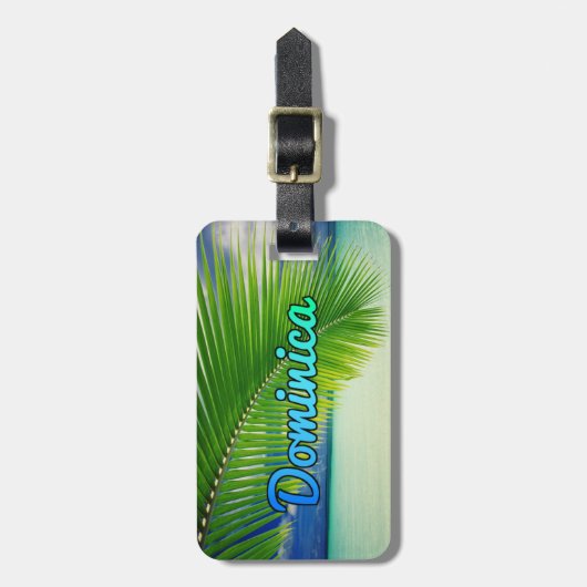 Dominica Gepäckanhänger (Vorderseite vertikal)