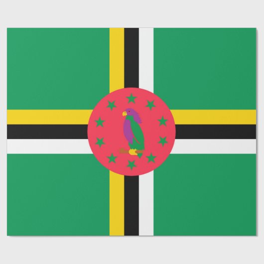 Dominica Geschenkpapier (Flach)